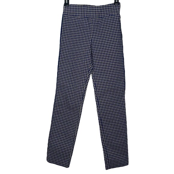 Margaret M Stitch Fix Womens Slimming Pants Size XS Geometric Print Straight Leg - Picture 2 of 10